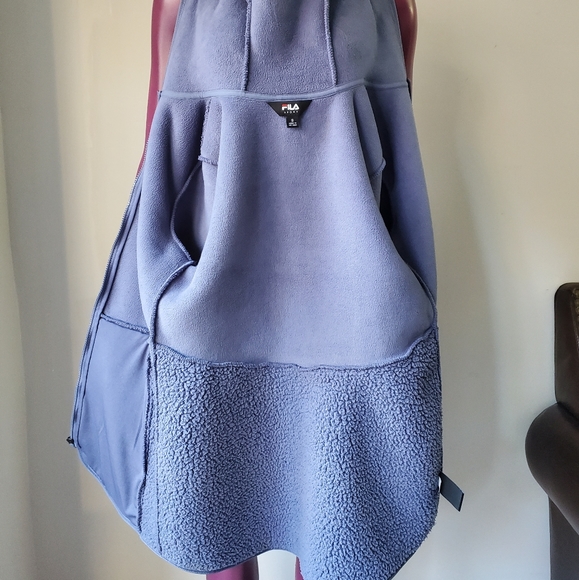 ❤️ FILA Long fleece Teddy Jacket/ SOLD - Picture 4 of 5